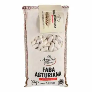 Faba asturiana categoría extra De Nuestra Tierra 500 g.