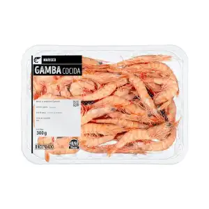 Gamba cocida Bandeja 0.3 kg