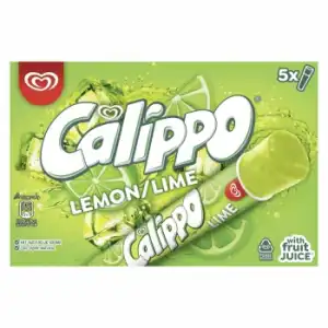 Helado de lima-limón Calippo sin gluten 5 ud.