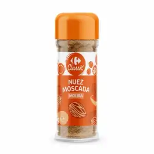 Nuez moscada molida Carrefour sin gluten 45 g.