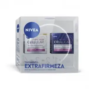 Pack Cellular Expert Filler Nivea: Crema de día extra firmeza SPF30 50 ml. y Crema de noche extra firmeza 50 ml.