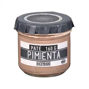 Paté de cerdo con pimienta Hacendado Tarro 0.16 kg