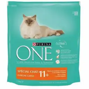 Purina ONE Pienso para Gato Senior +11años 1,5Kg