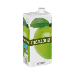 Zumo de manzana Hacendado Brick 1 L