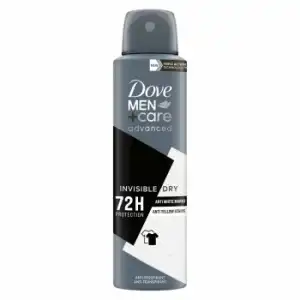 Desodorante en spray antitranspirante invisible dry 72h Advanced Care Dove Men 150 ml.