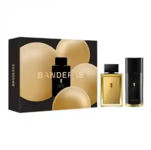 Estuche Banderas The Secret Absolu: agua de colonia 100 ml y desodorante en spray 150 ml.