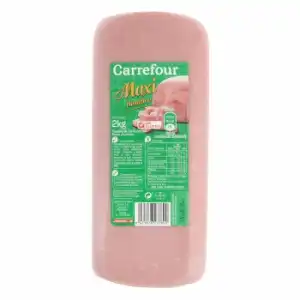 Fiambre cocido pieza sabor ahumado Carrefour sin gluten 2 Kg