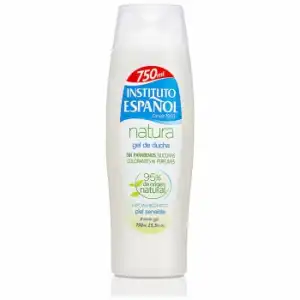 Gel de ducha para piel sensible hipoalergénico Natura Instituto Español 750 ml.