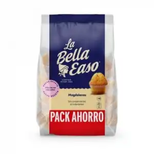 Magdalenas redondas La Bella Easo 522 g.