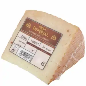 Queso curado de oveja El Gran Imperial cuña 1/8, 375 g aprox