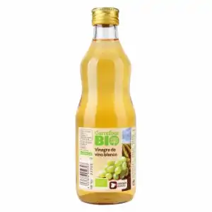 Vinagre de vino blanco ecológico Carrefour Bio 500 ml.