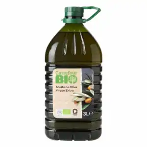 Aceite de oliva virgen extra ecológico Carrefour Bio 3 l.