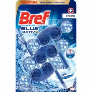 Colgador WC blue activ+ hygiene Bref 3 ud.