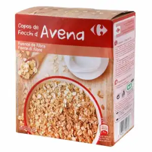 Copos de avena Carrefour 500 g.