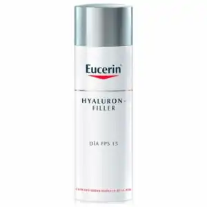 Crema facial para piel normal y mixta rellenador de arrugas Hyaluron Filler para el día con FP15 Eucerin 50 ml.