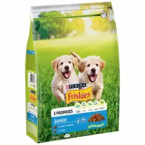 Pienso de pollo para perro junior Purina Friskies 3 kg.