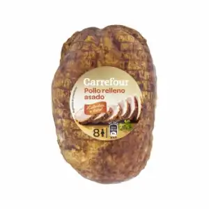 Pollo relleno asado Carrefour 800 g.