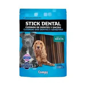 Stick dental perro adulto con menta Compy Paquete 0.208 kg