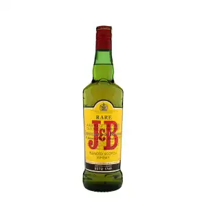 Whisky escocés J&B Botella 700 ml