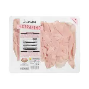 Jamón cocido extrafino Hacendado lonchas
