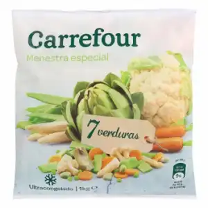 Menestra especial de verduras Carrefour 1 kg.