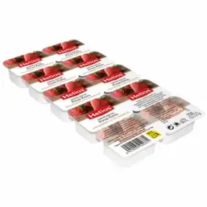 Mermelada de fresa Helios pack de 10 unidades de 25 g.