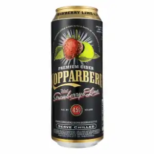 Sidra Kopparberg Premium sabor fresa y lima lata 50 cl.