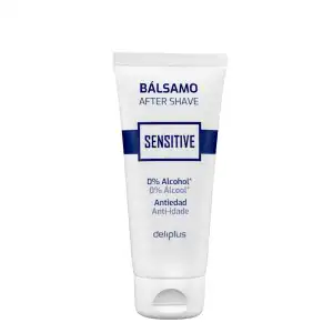 After shave bálsamo piel sensible Deliplus 0% alcohol ni perfume Bote 0.1 100 ml