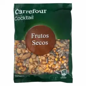 Cocktail de frutos secos Carrefour 500 g.