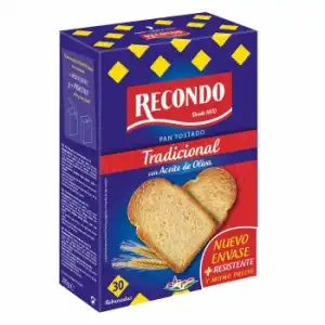 Pan tostado normal Recondo 270 g.