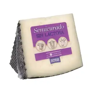 Queso semicurado sin lactosa mezcla Hacendado Pieza 0.39 kg