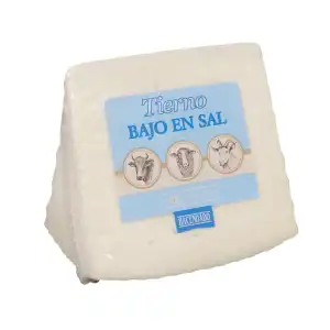 Queso tierno bajo en sal mezcla Hacendado Pieza 0.375 kg