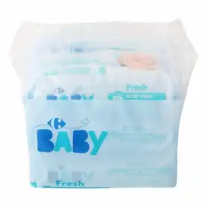 Toallitas bebé fresh aloe vera Carrefour Baby 6x80 uds.