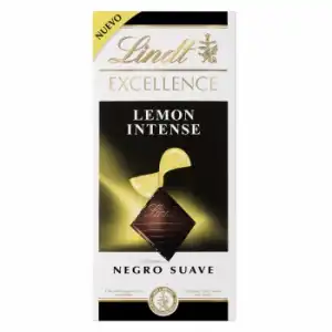 Chocolate negro intenso con limón Lindt Excellence 100 g.