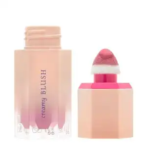 Colorete fluido Blush Flowers Deliplus 01 rosa acabado aterciopelado  1 ud