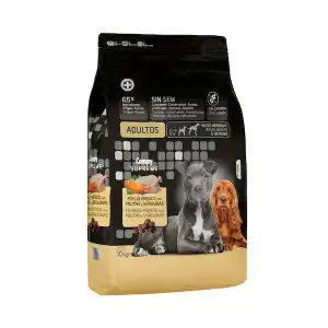 Comida perro adulto Supreme Compy pollo fresco con frutas y verduras Saco 10 kg