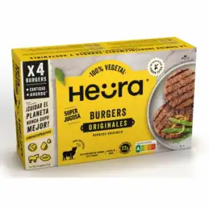 Hamburguesa originales Heura sin gluten 440 g