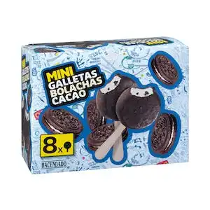 Helado mini galletas cacao Hacendado Caja 480 ml