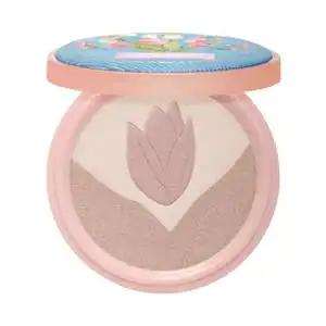 Iluminador facial compacto Denim Blossom tricolor