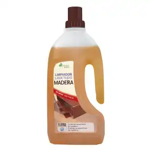 Limpiador muebles jabonoso Bosque Verde para madera tratada Botella 1 L