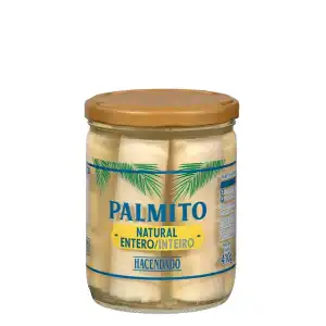 Palmito al natural entero Hacendado Tarro 0.41 kg