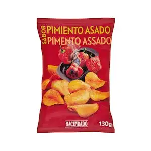 Patatas fritas sabor pimiento asado Hacendado Paquete 0.13 kg