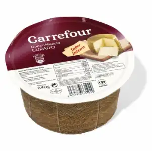 Queso de mezcla curado mini Carrefour pieza de 840 g