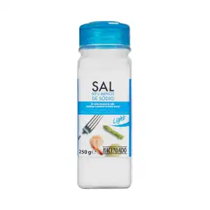 Sal 60% menos de sodio Hacendado Bote 0.25 kg