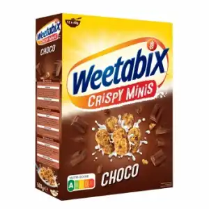 Cereales de chocolate Crispy Minis Weetabix 500 g.