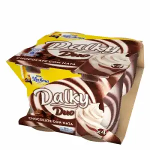 Copa de chocolate con nata Nestlé - La Lechera pack de 4 unidades de 90 g.