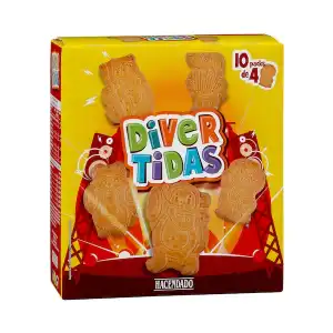 Galletas Divertidas con cereales Hacendado Caja 0.411 kg