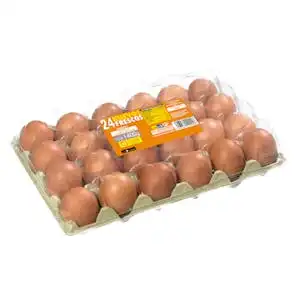 Huevos frescos Paquete 24 ud