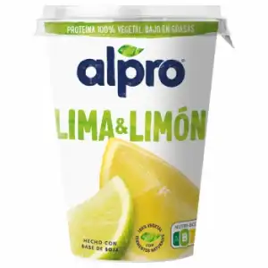 Preparado de soja y lima-limón Alpro sin gluten y sin lactosa 400 g.