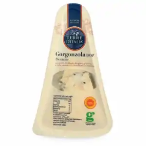 Queso gorgonzola piccante D.O. Terre D ́France cuña 170 g